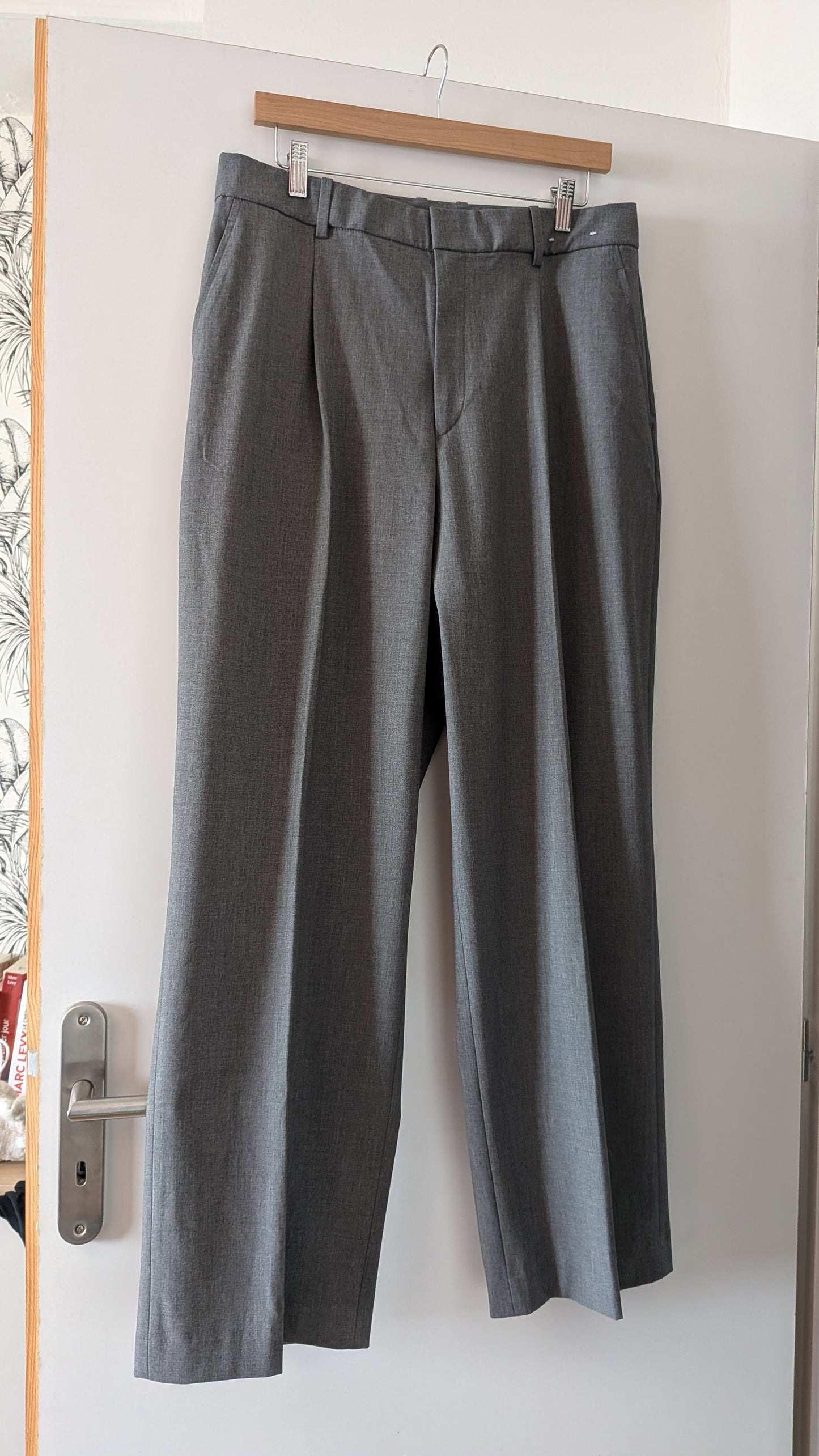 Pantalon wide gris - Uniqlo - 42