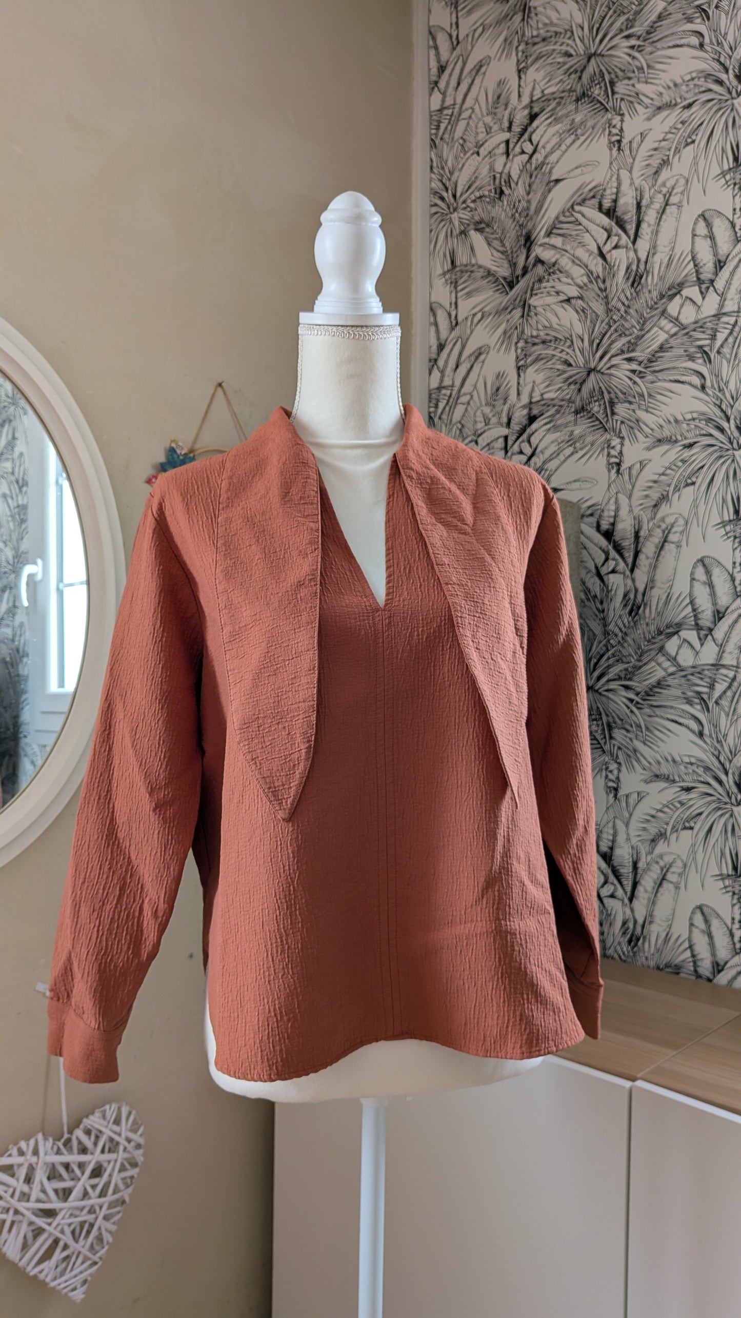 Blouse texturée safran - Zara - 34