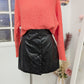 Jupe noir simili croco - Zara - 36