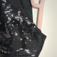Robe courte noir sequins - Stradivarius - 38/40