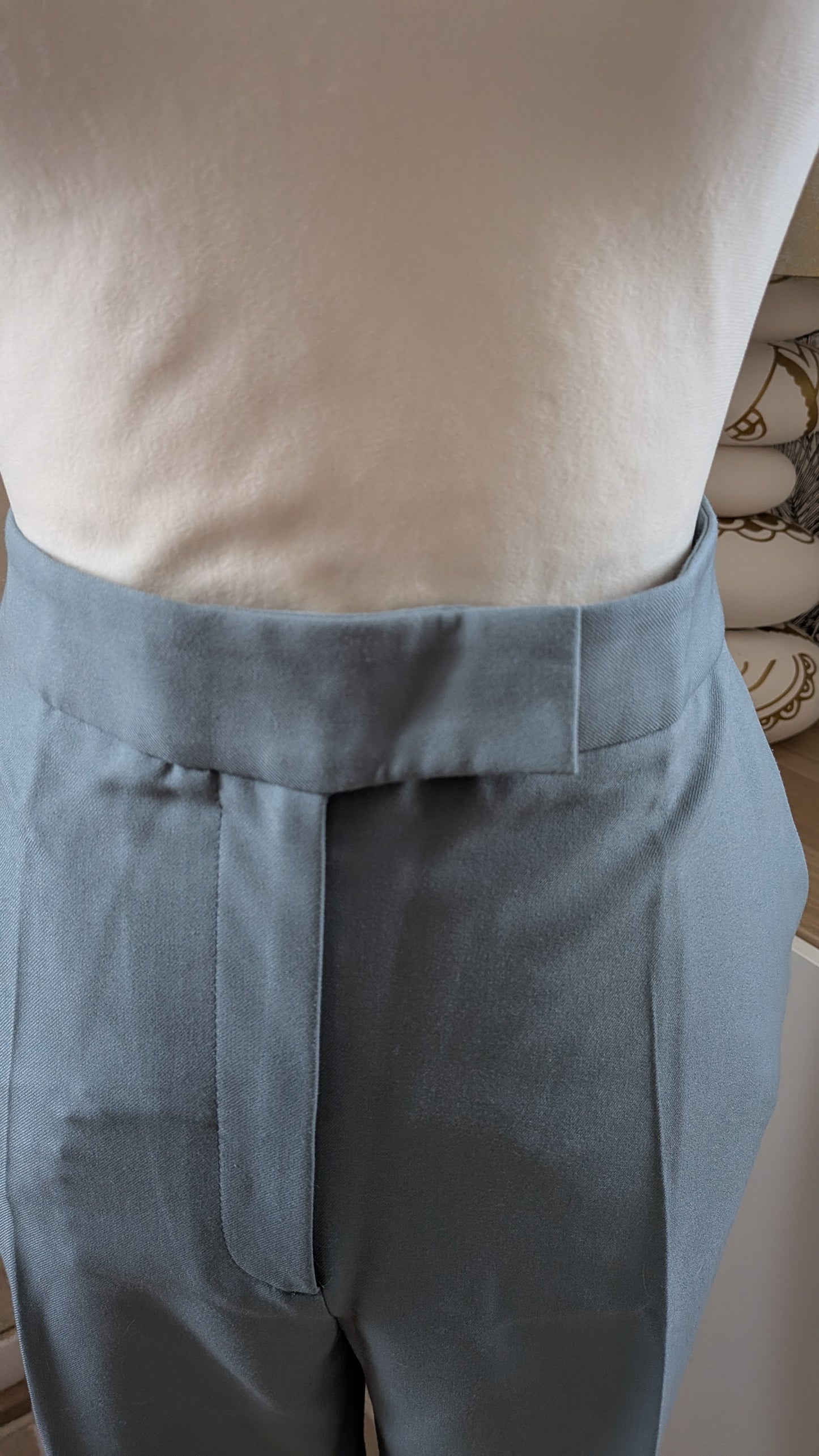 Pantalon chic vert d' eau - Zara - 42