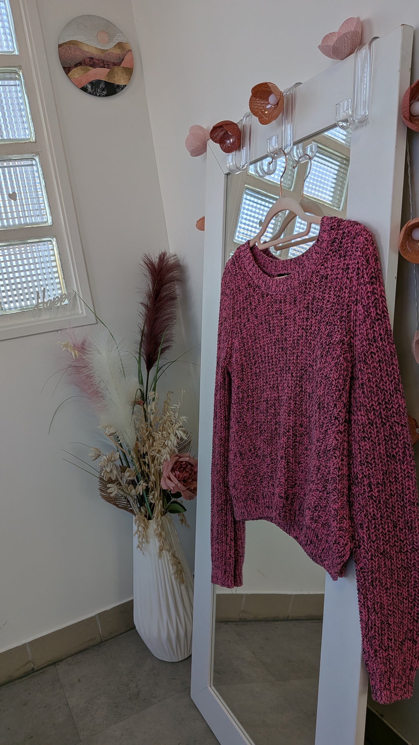 Pull tressé fushia - Jennyfer - 34