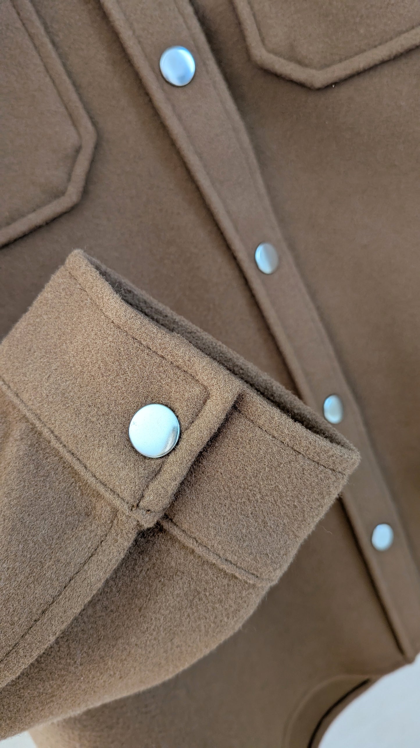 Veste surchemise chocolat - Only - 34