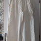 Pantalon velours côtelé blanc - Zara - 44