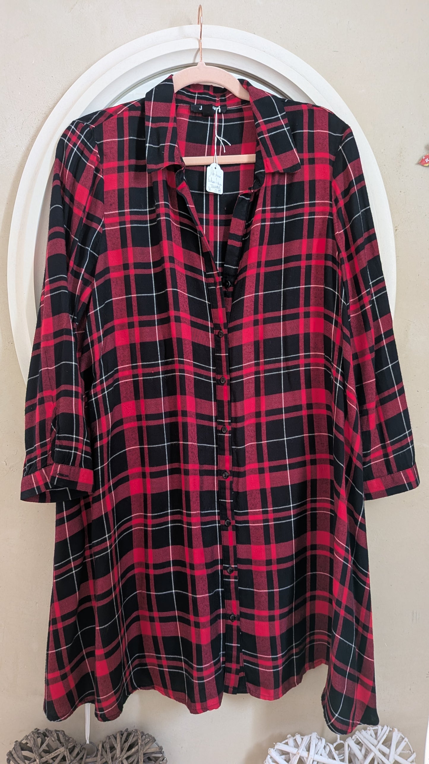 Robe chemise carreaux - Jennyfer - 36