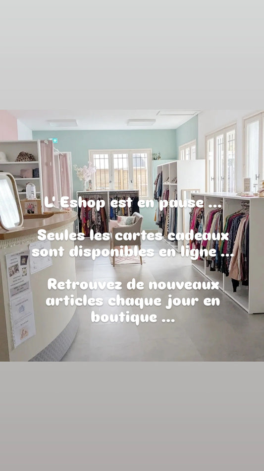 L' Eshop est en pause mais retrouvez de nouveaux articles chaque jour en boutique