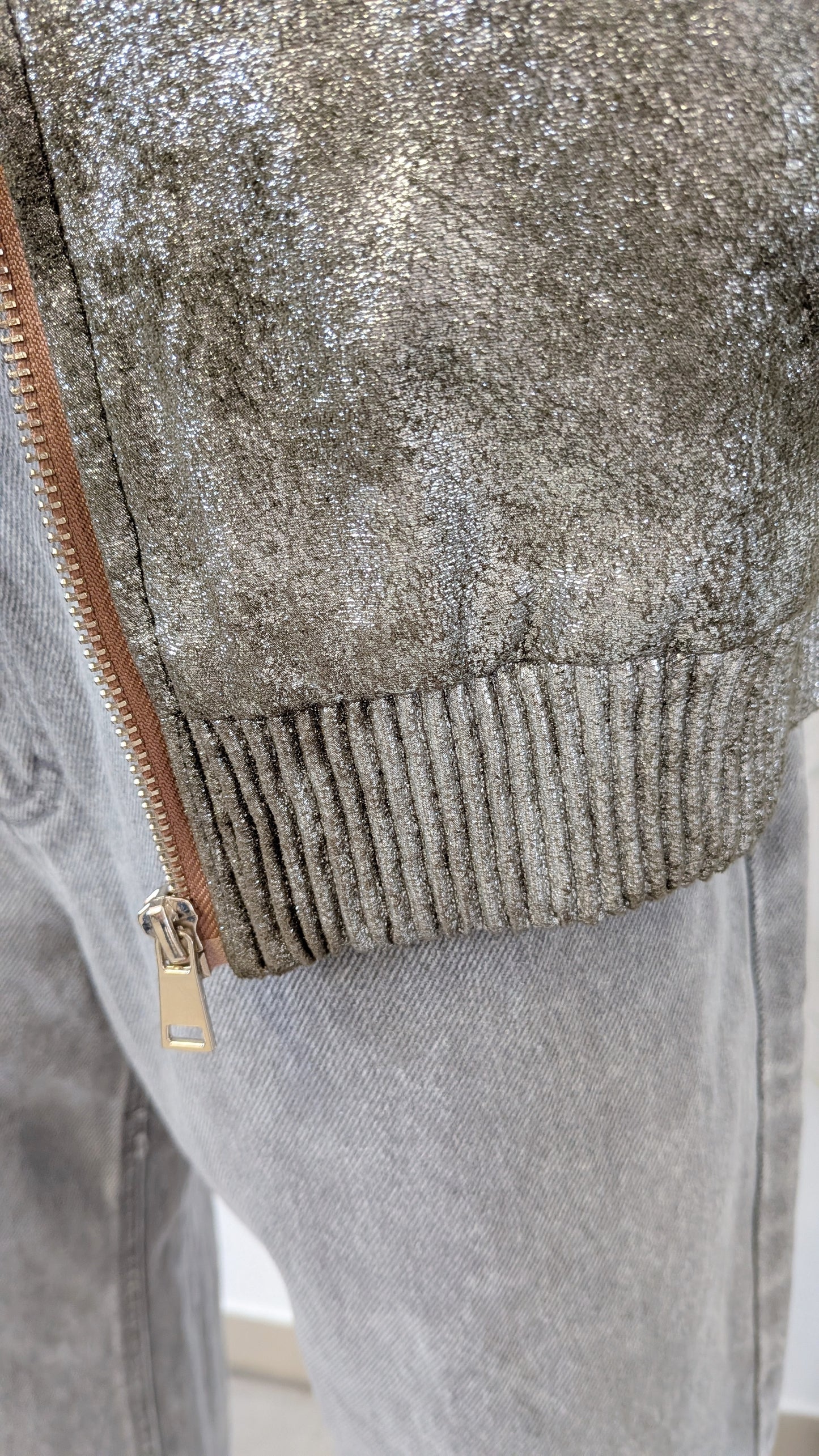 Bomber épais kaki mordoré - Zara - 38/40
