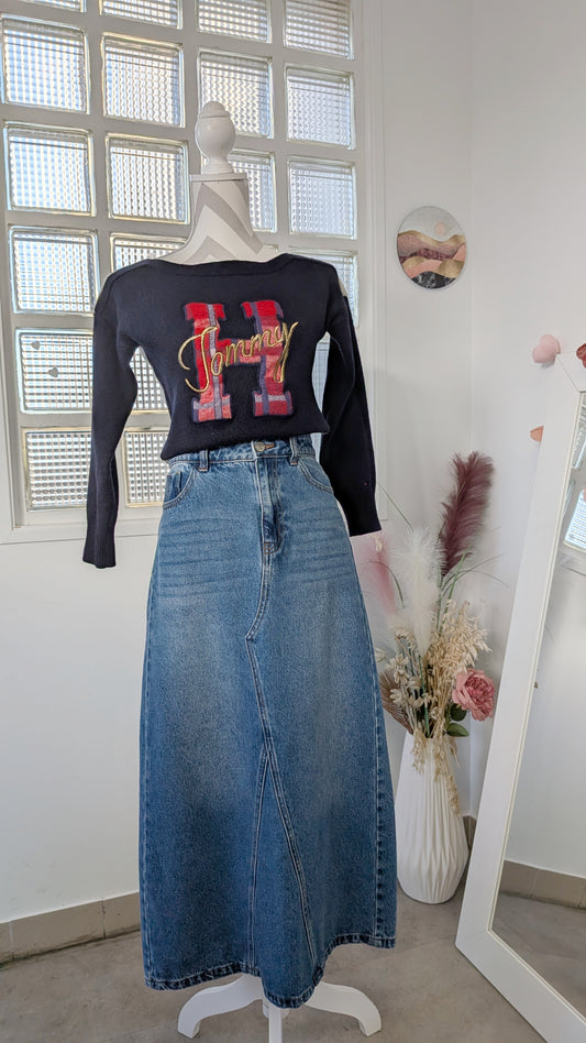 Jupe longue en jeans - Promod - 34