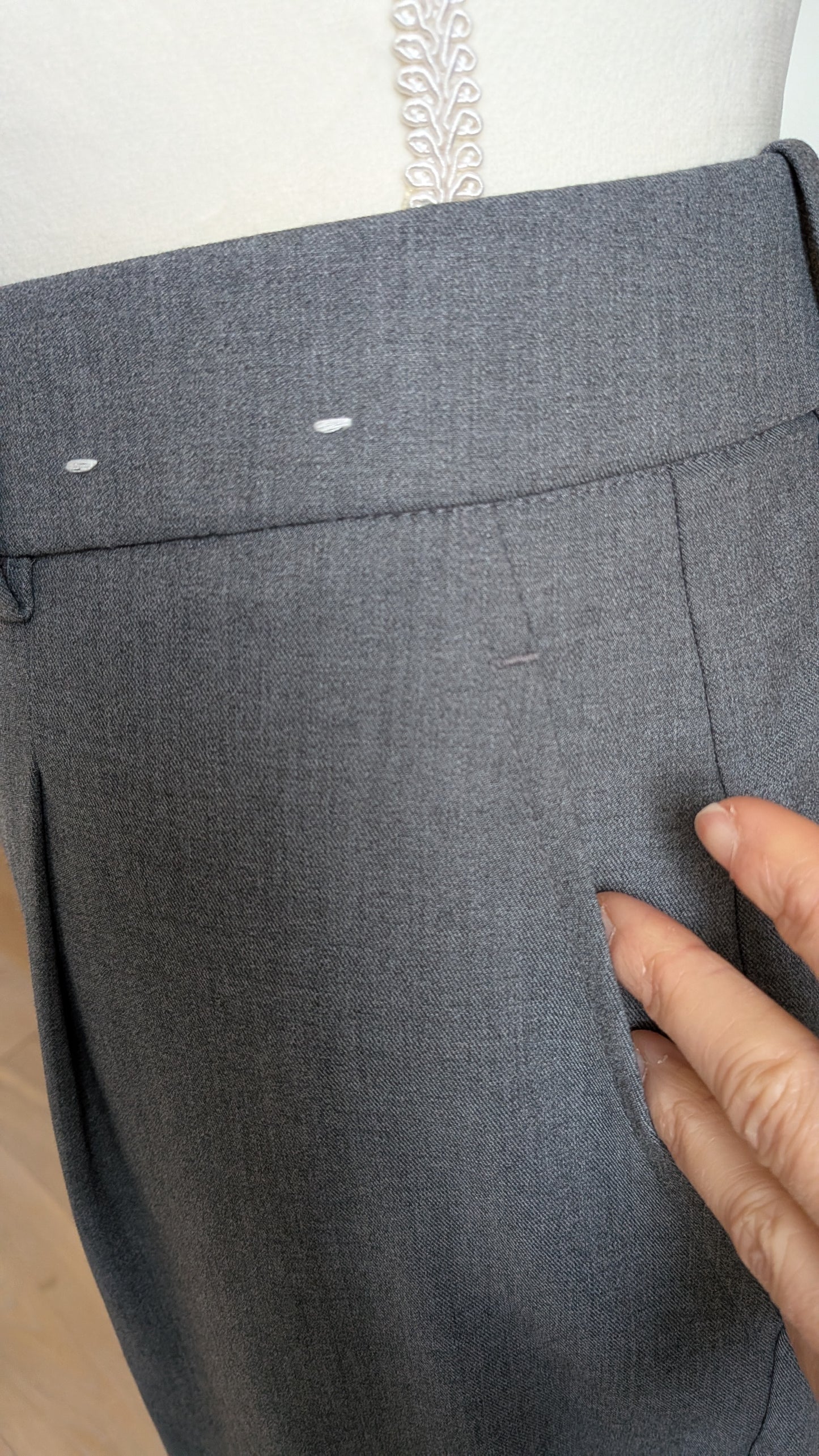 Pantalon wide gris - Uniqlo - 42
