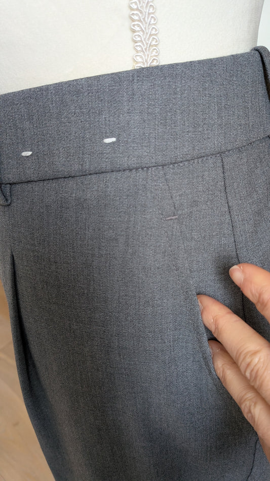 Pantalon wide gris - Uniqlo - 42