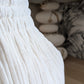 Pantalon velours côtelé blanc - Zara - 44