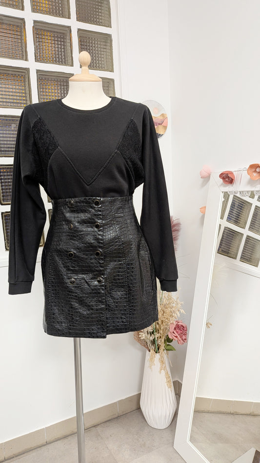 Sweat dentelle - Promod - 34