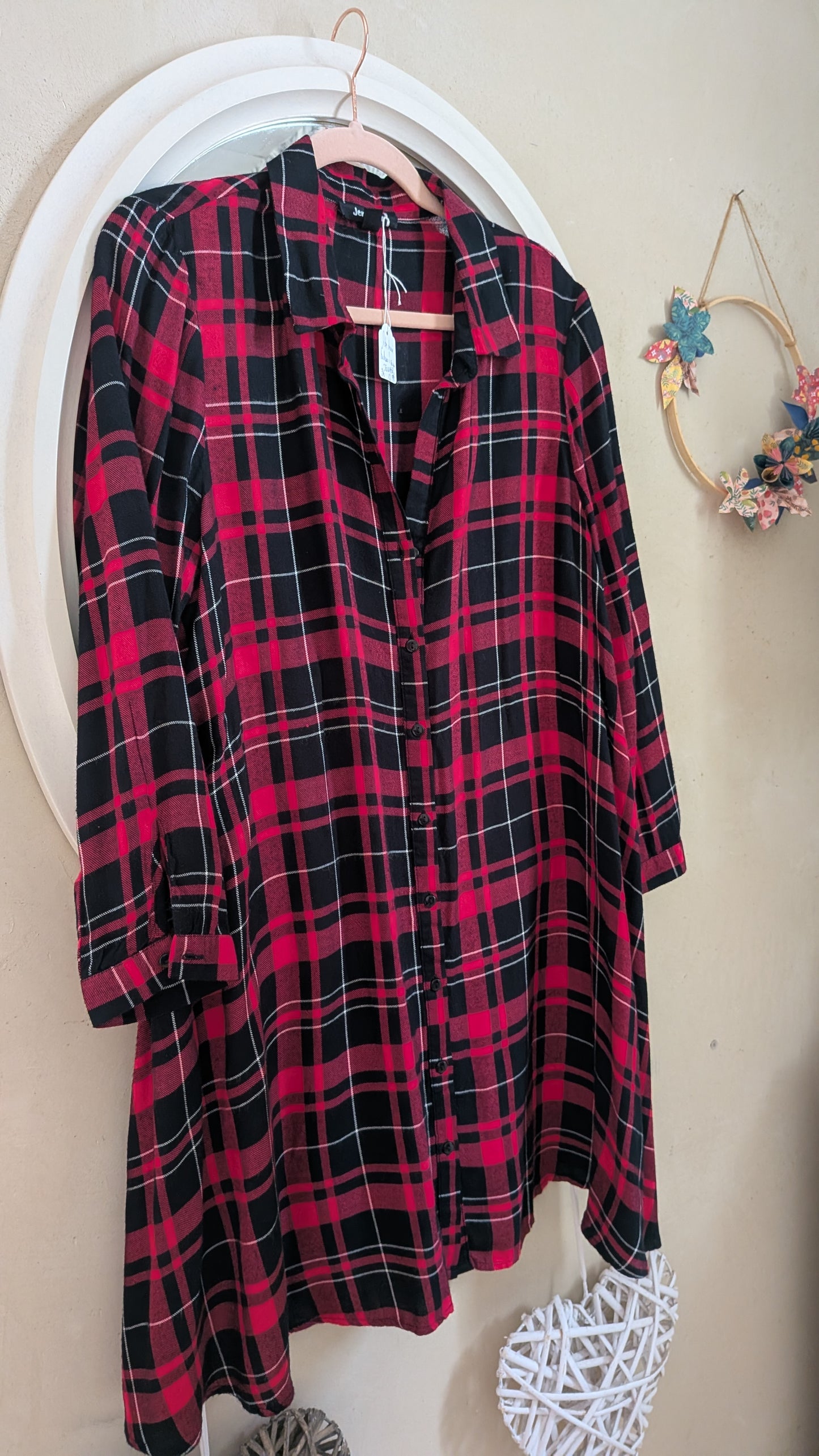 Robe chemise carreaux - Jennyfer - 36