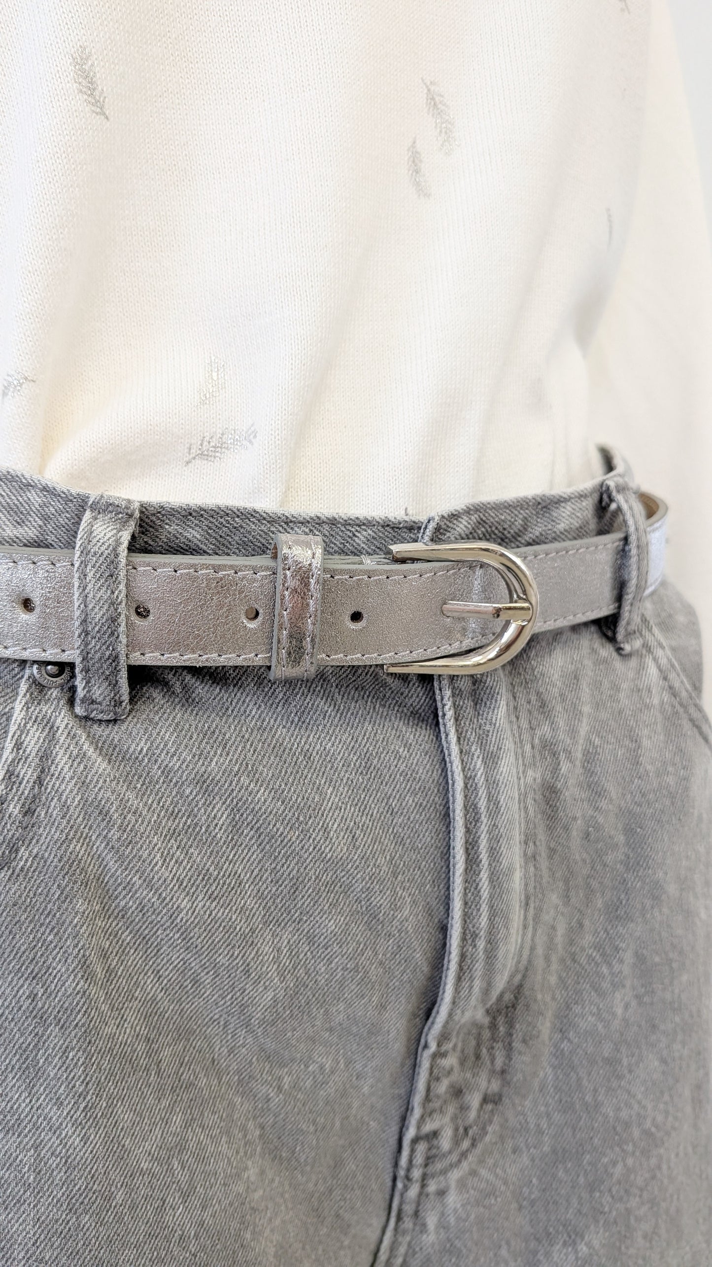 Jeans mom gris - Pull & Bear - 40