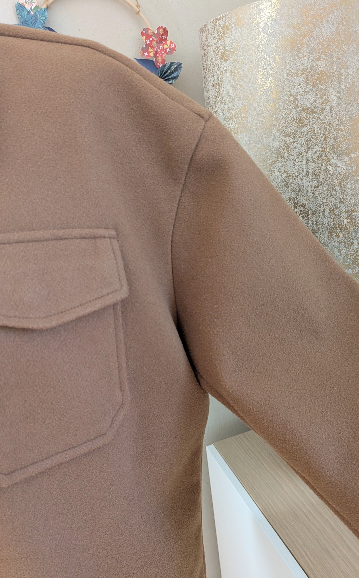 Veste surchemise chocolat - Only - 34