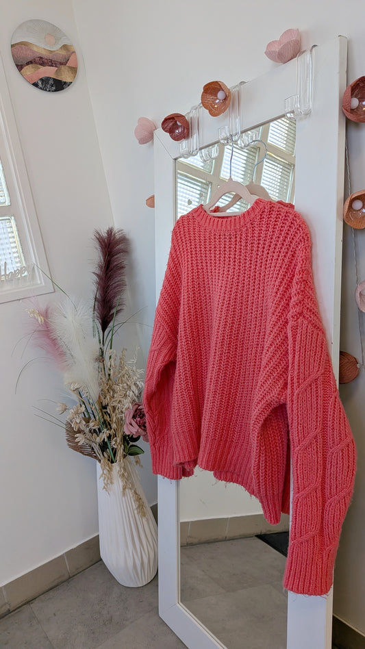 Gros pull rose - Stradivarius - 34 à 38