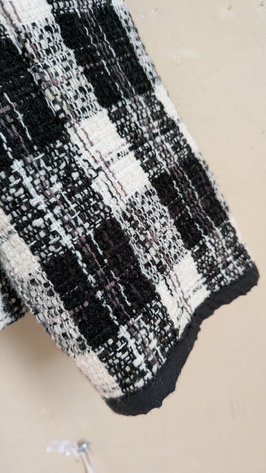 Veste surchemise carreaux - Zara - 38