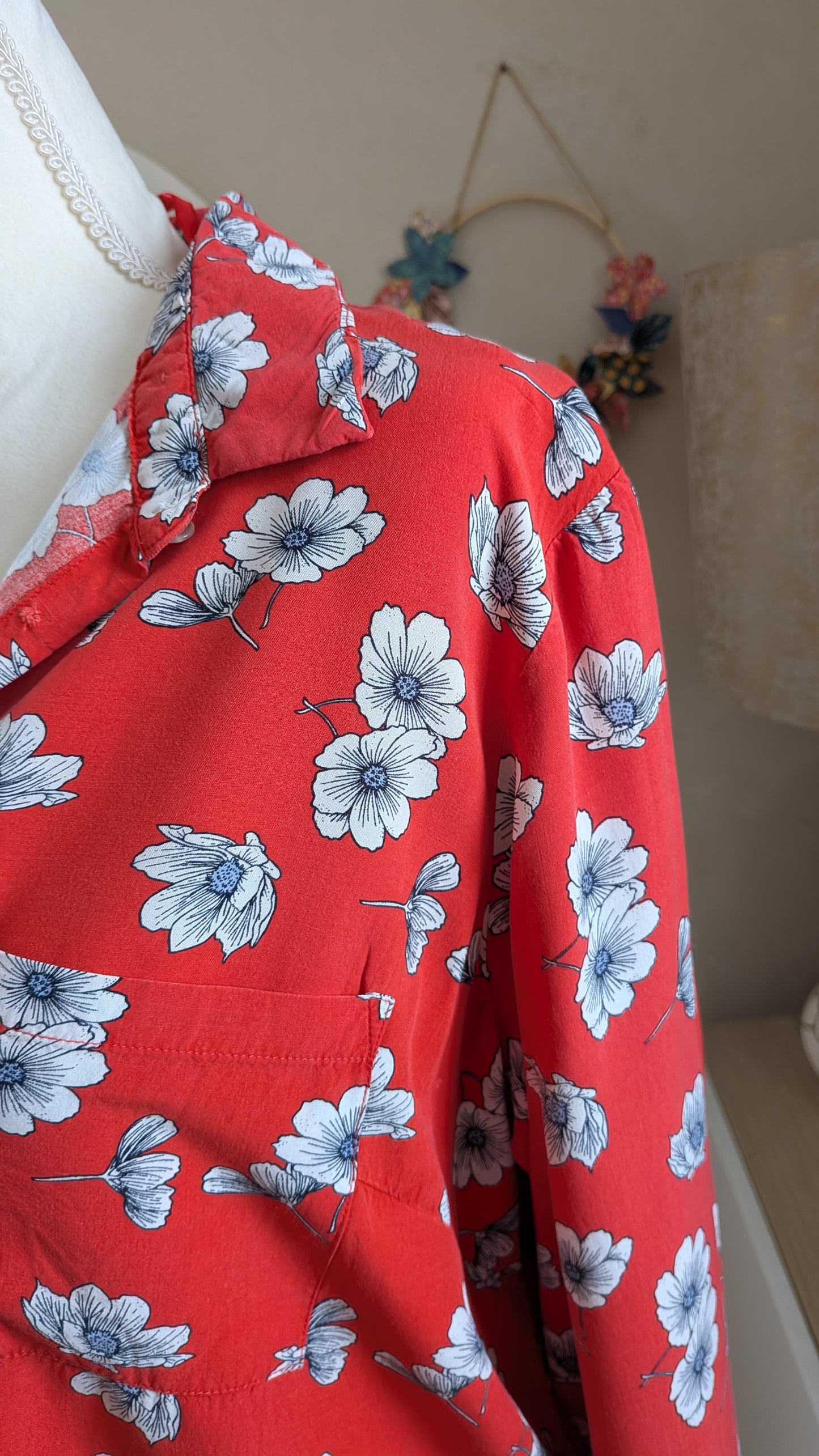 Chemise fleurie japonisante - Kiabi - 46/48