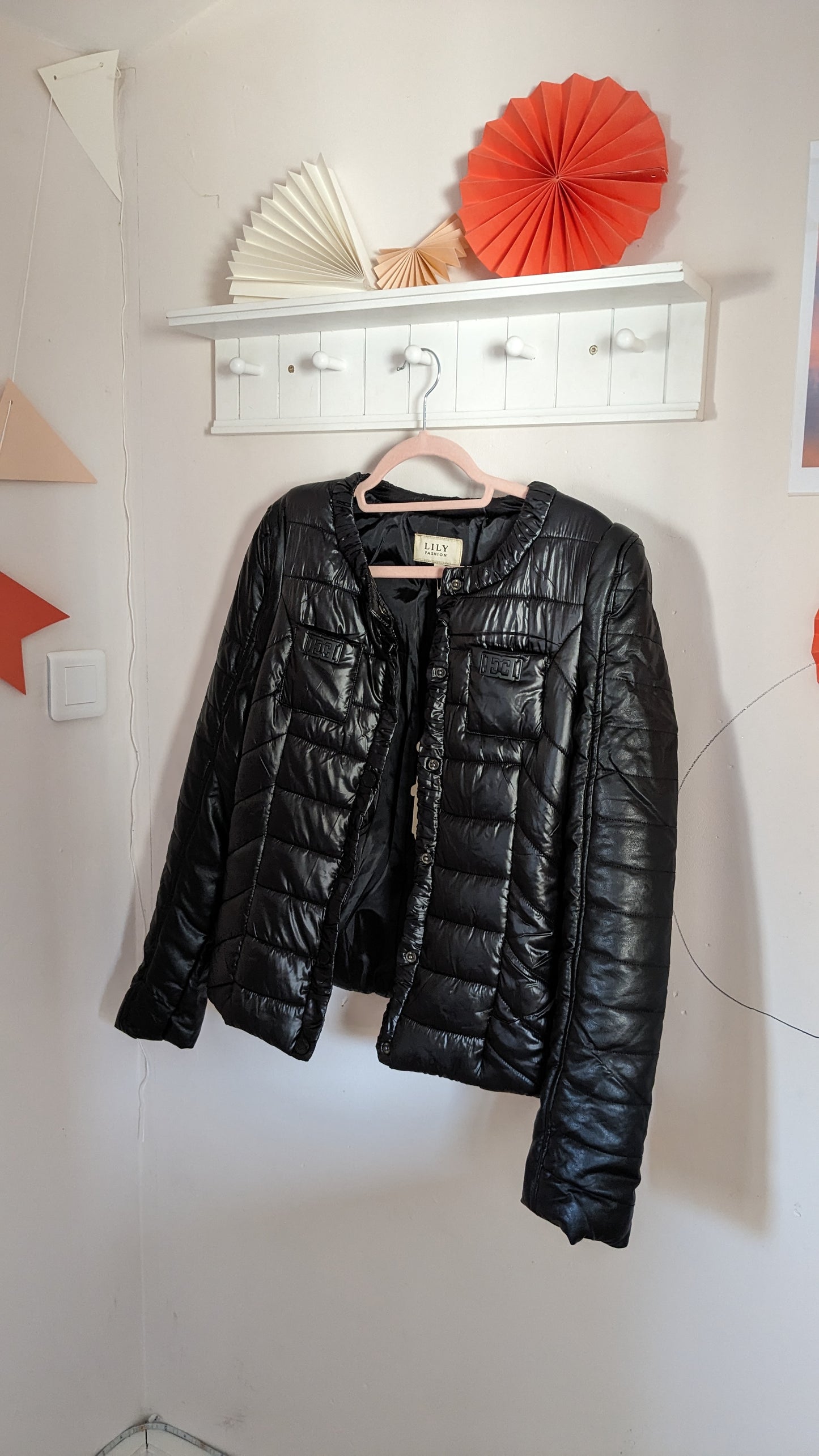 Neuf Manteau doudoune noire - Lili Fashion  - 38