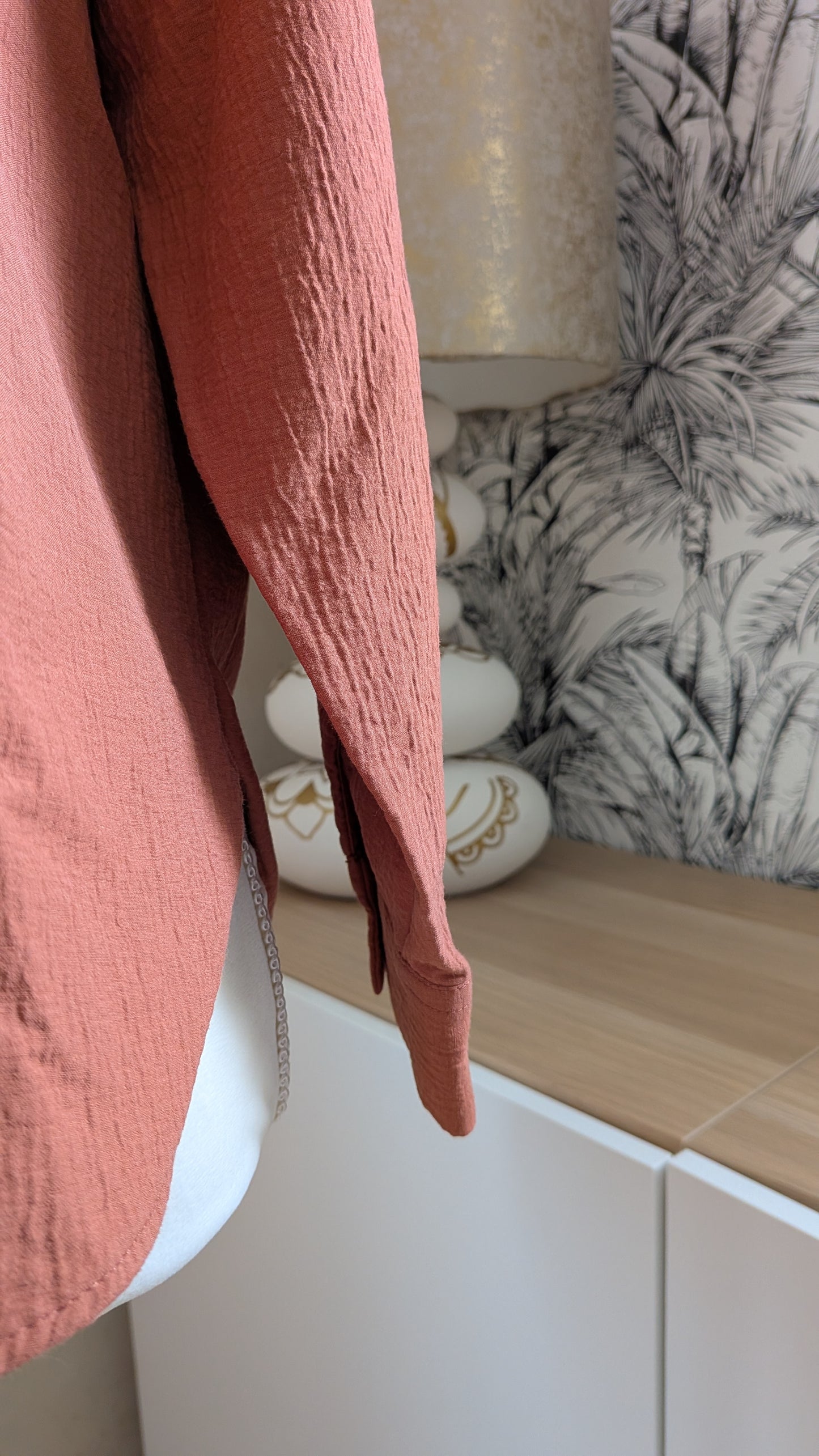 Blouse texturée safran - Zara - 34