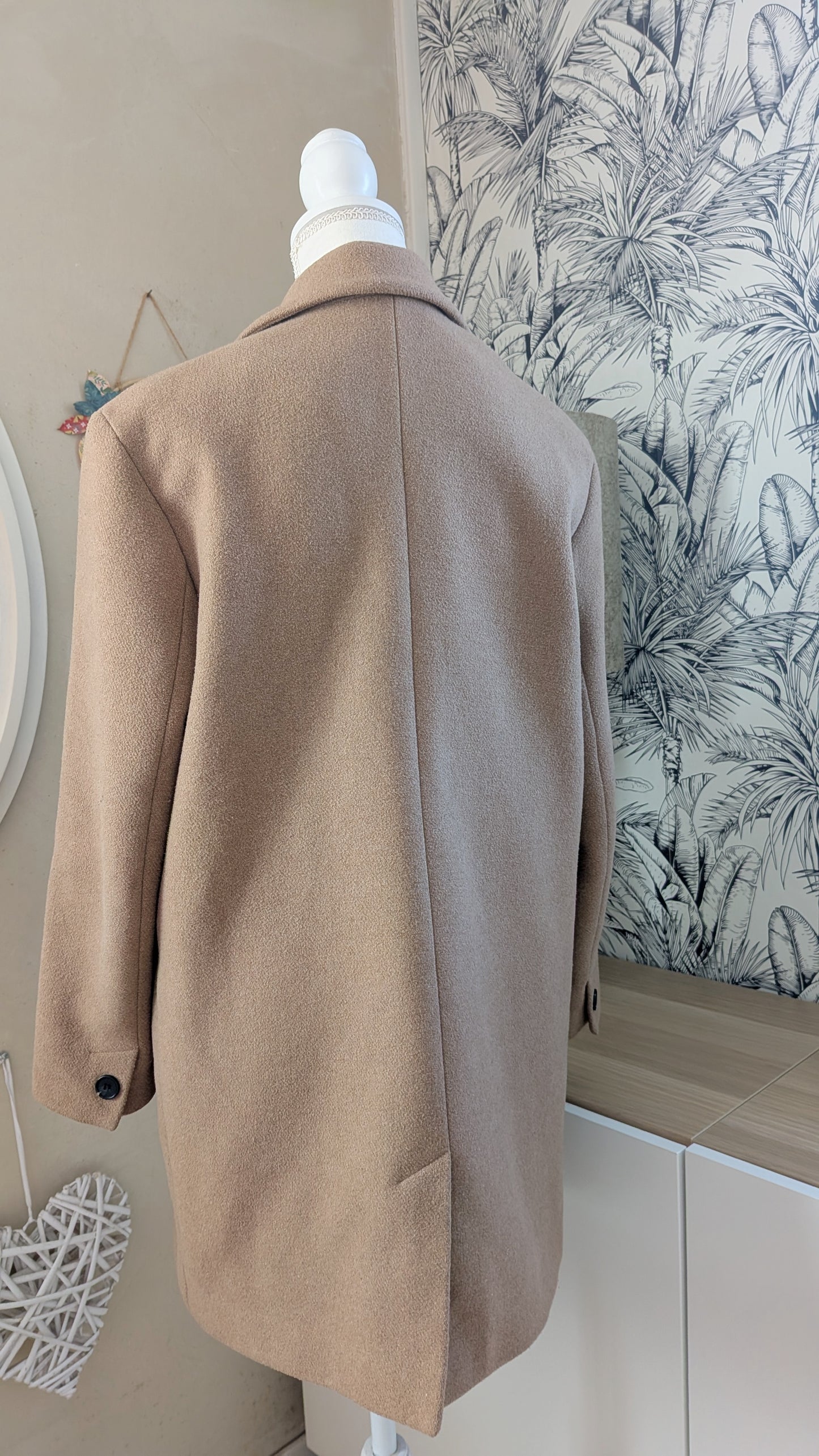 Manteau caban camel - Zara - 34 au 38