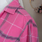 Chemise rose à carreaux - Hollister - 36