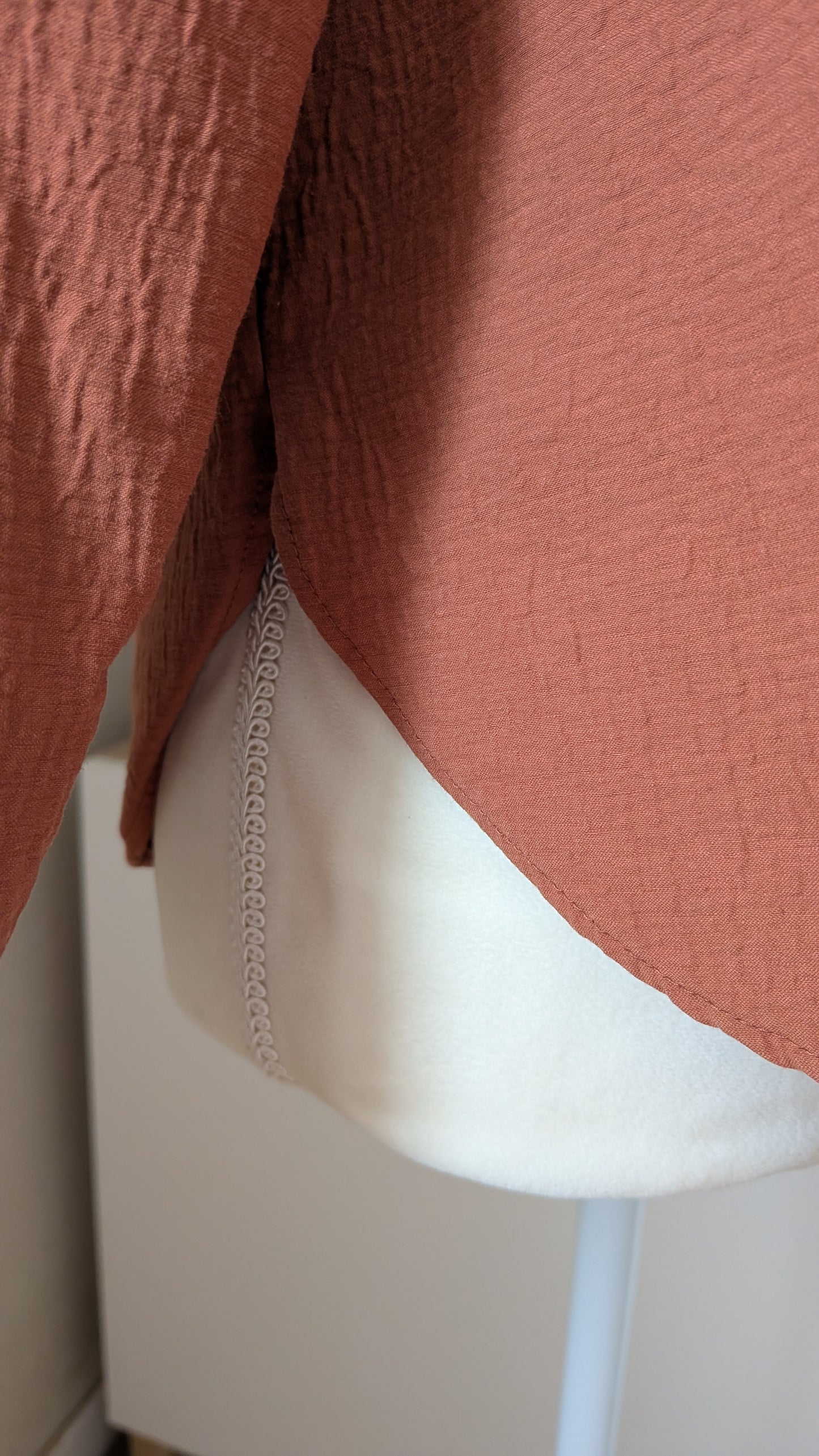 Blouse texturée safran - Zara - 34