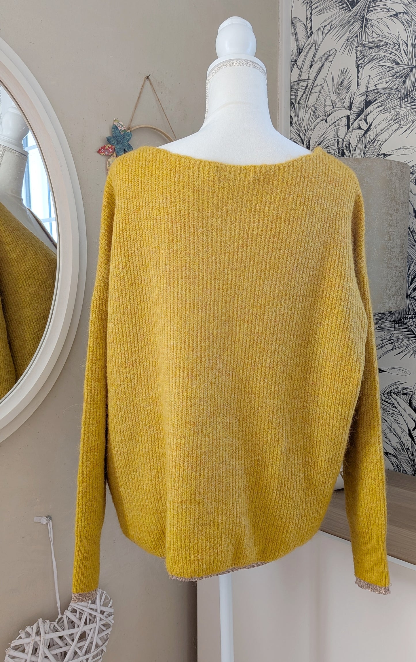 Pull moutarde doré - Pièces  - 40/42