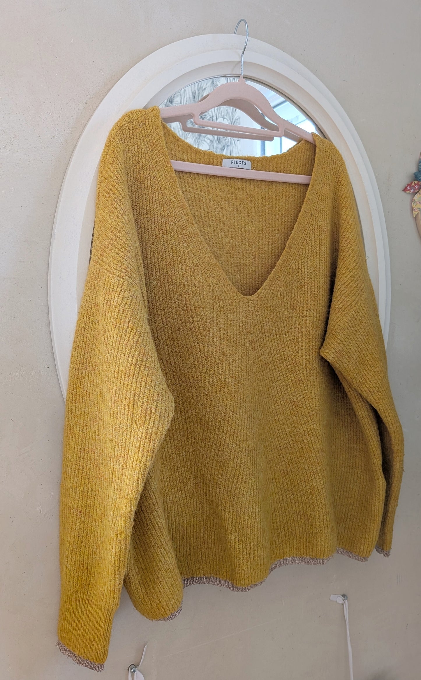 Pull moutarde doré - Pièces  - 40/42