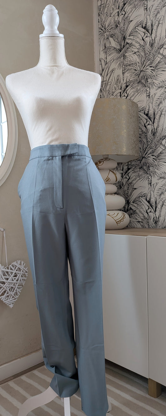 Pantalon chic vert d' eau - Zara - 42