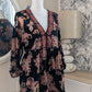 Robe velours bohème chic - Zara - 36