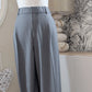 Pantalon wide gris - Uniqlo - 42