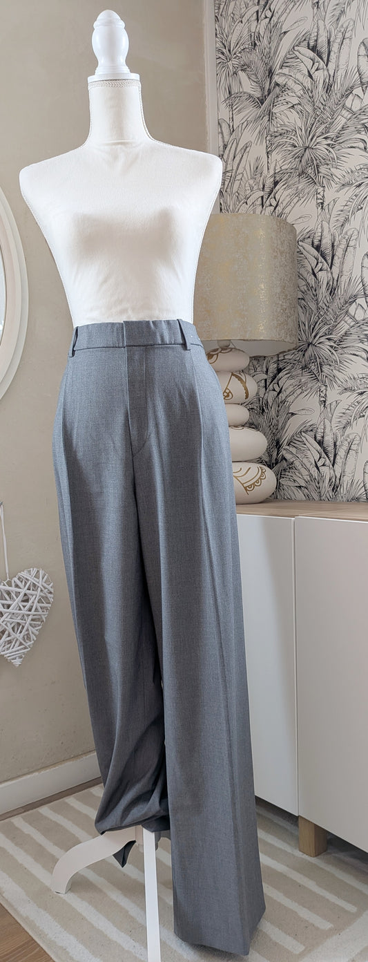 Pantalon wide gris - Uniqlo - 42