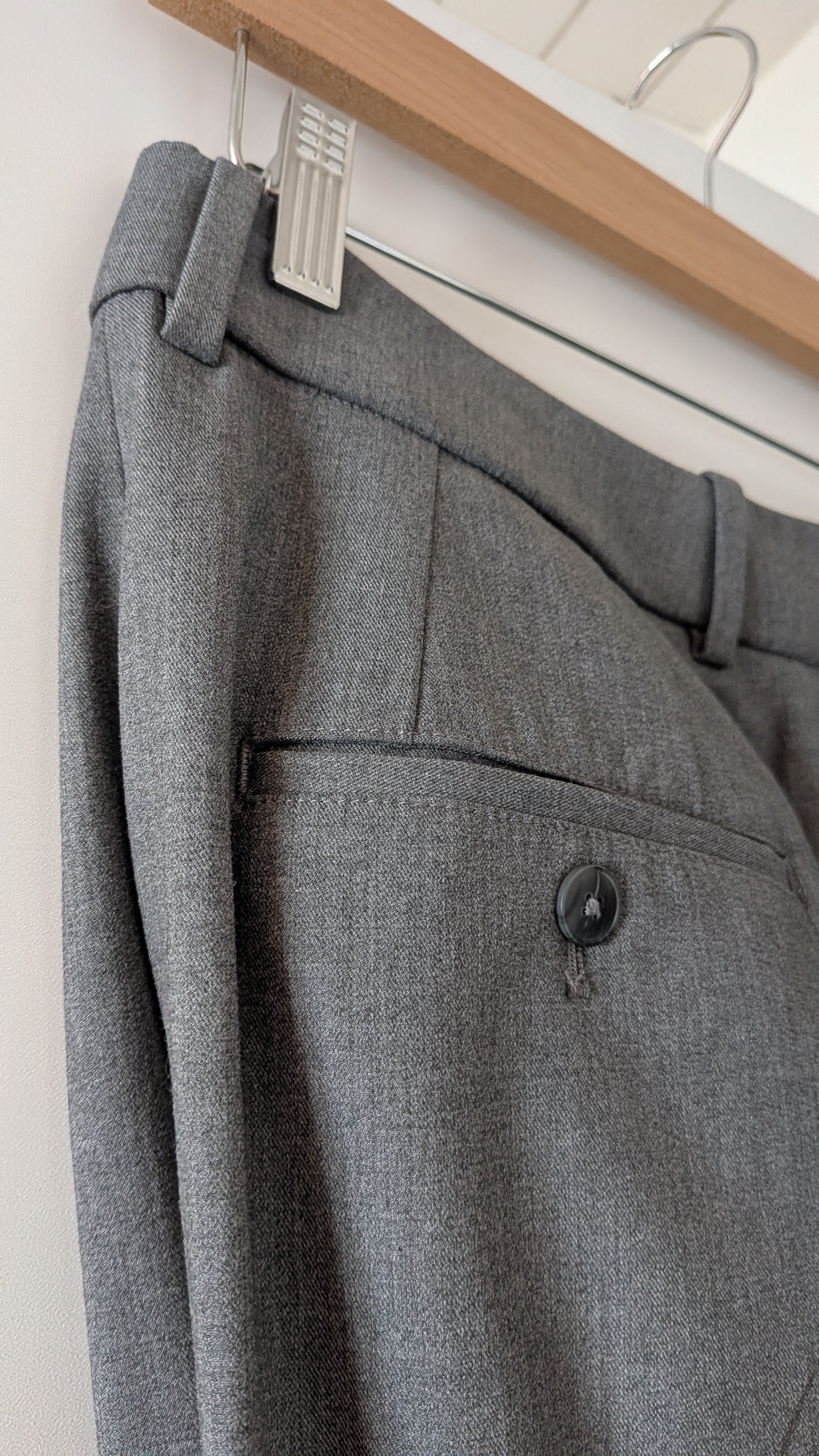 Pantalon wide gris - Uniqlo - 42