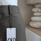 Neuf Pantalon kaki - Zara - 44