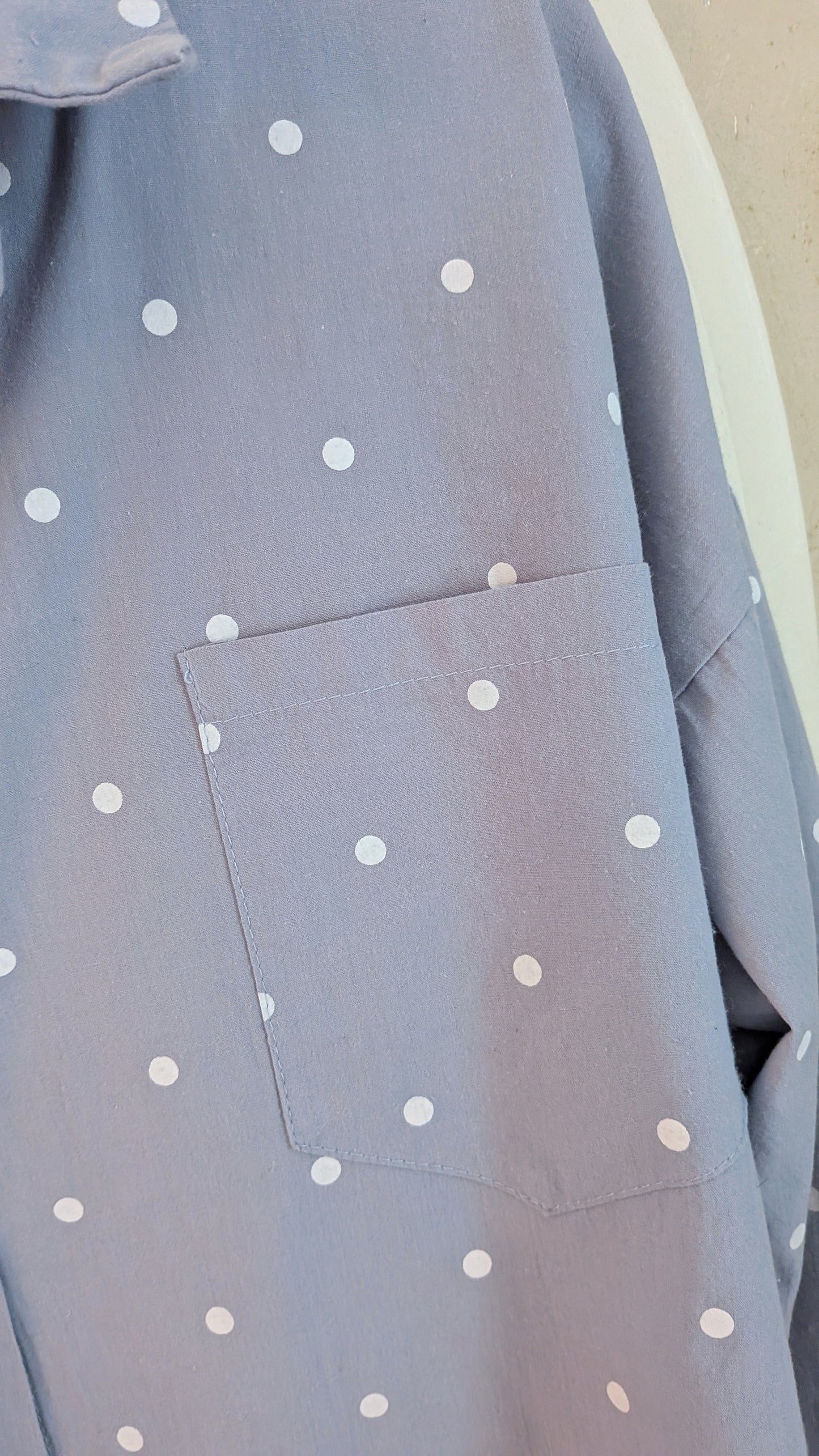 Chemise pois coton- La petite quiberonnaise - TU