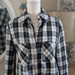 Veste surchemise carreaux - Zara - 38