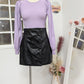 Pull lilas structuré - Bershka - 34