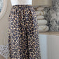 Pantalon léopard fluide - ZARA - 42