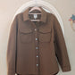 Veste surchemise chocolat - Only - 34