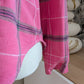 Chemise rose à carreaux - Hollister - 36