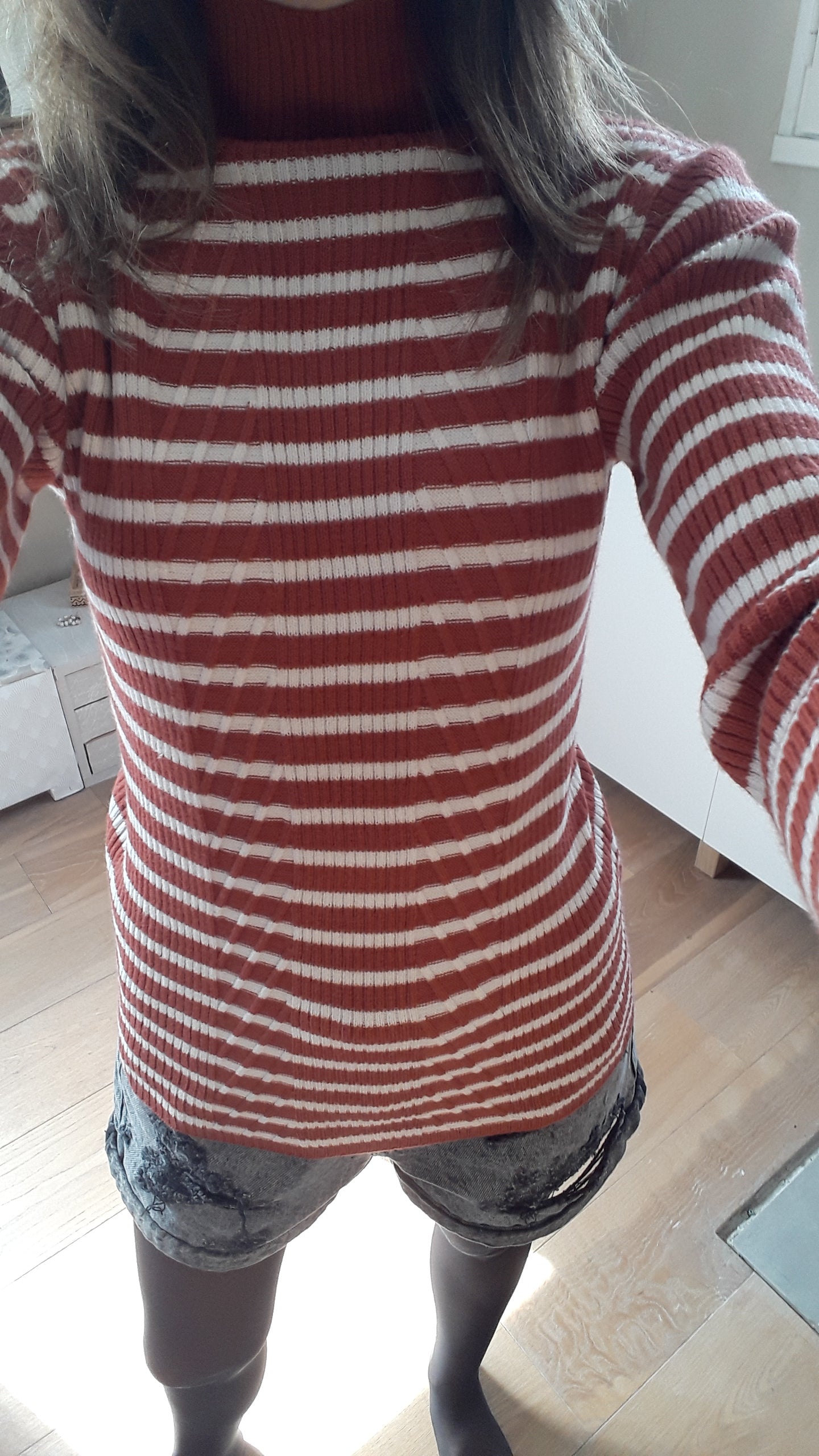 Pull montant rouille - Galeries Lafayette - 34