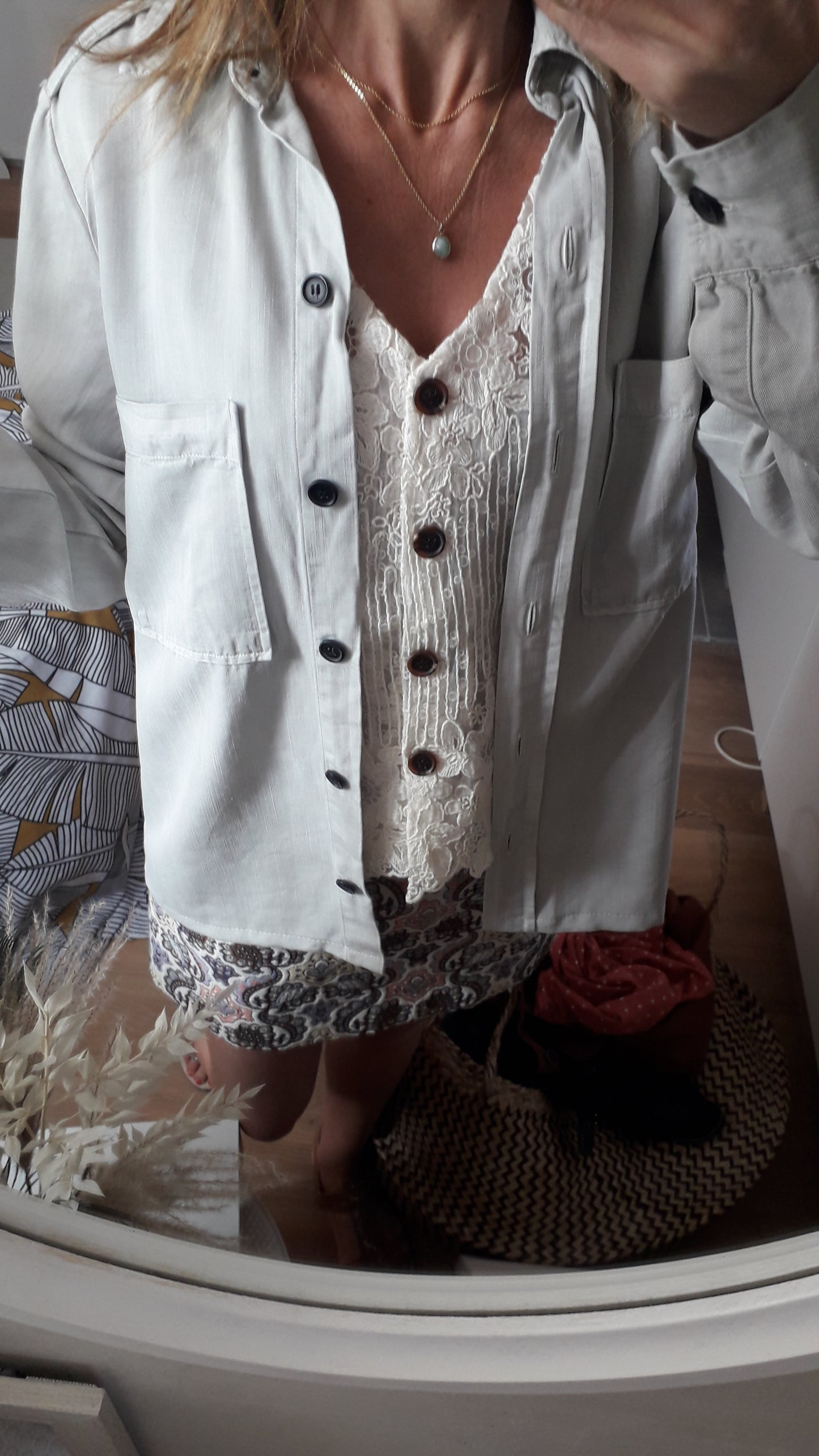 Chemise veste bohème  - Zara - 34