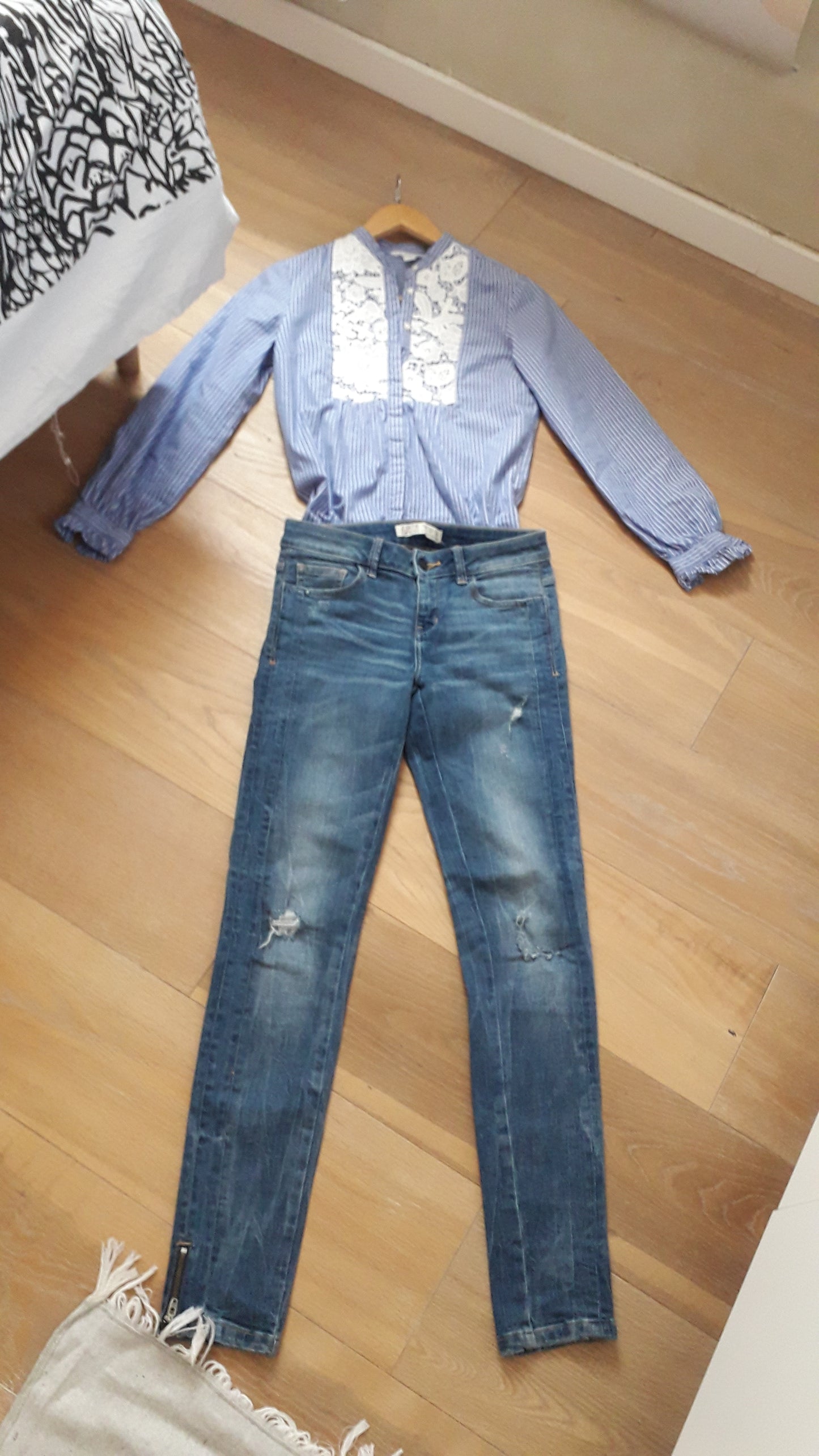 Jeans slim zip - Zara - 34