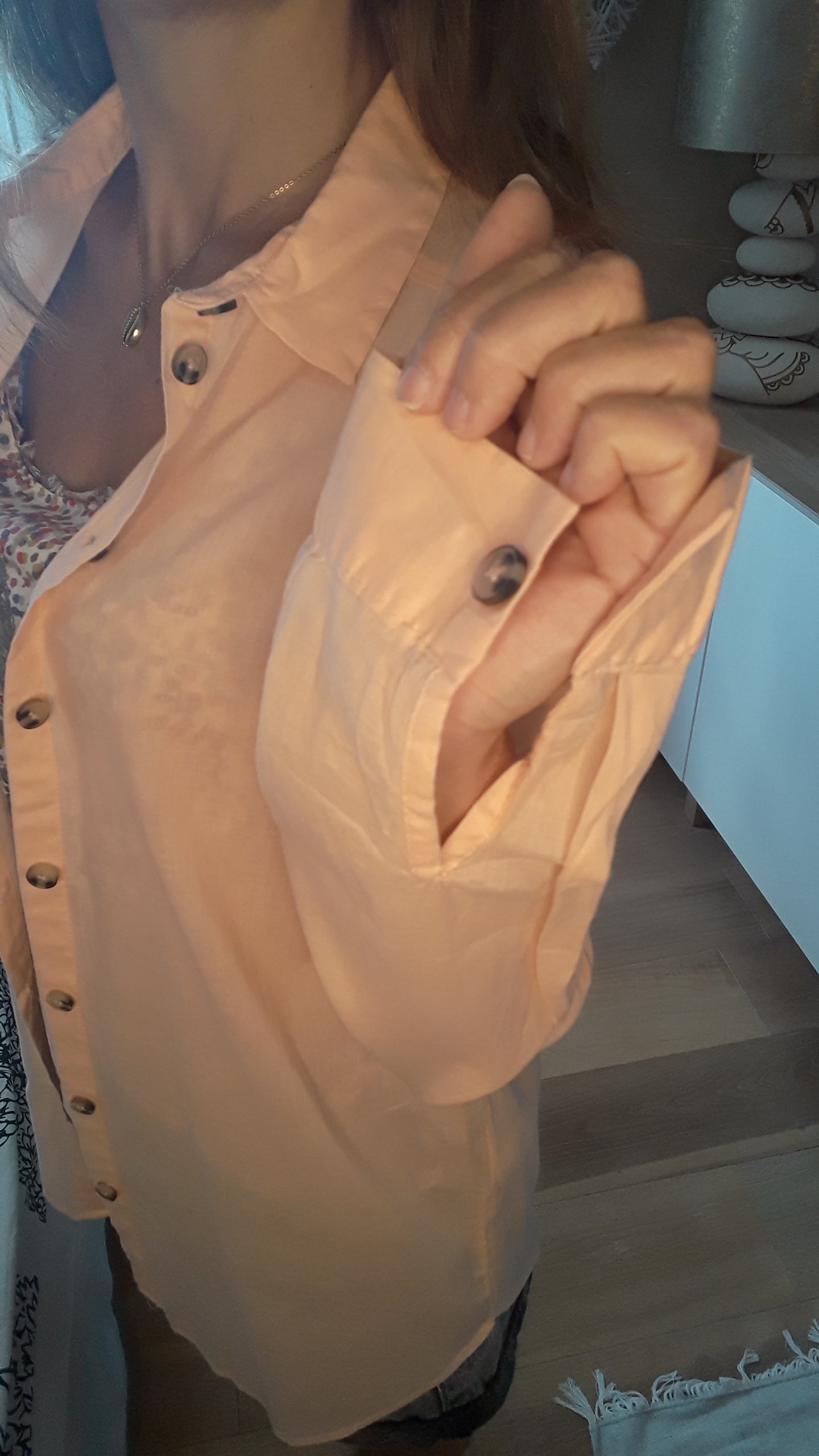 Neuve chemise abricot - H&M - 34