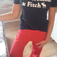 T-shirt marine - Abercrombie & Fitch - 36