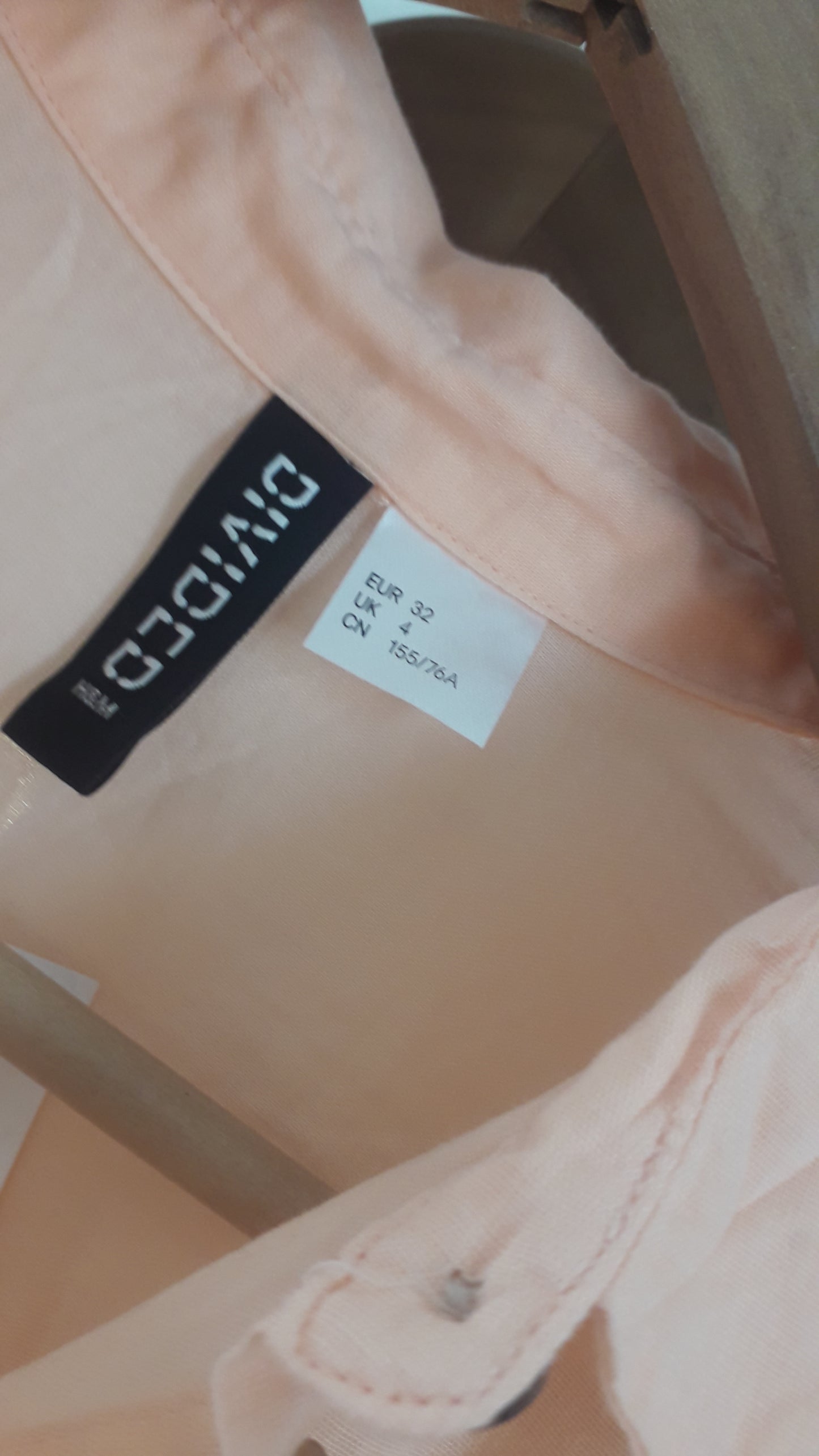 Neuve chemise abricot - H&M - 34