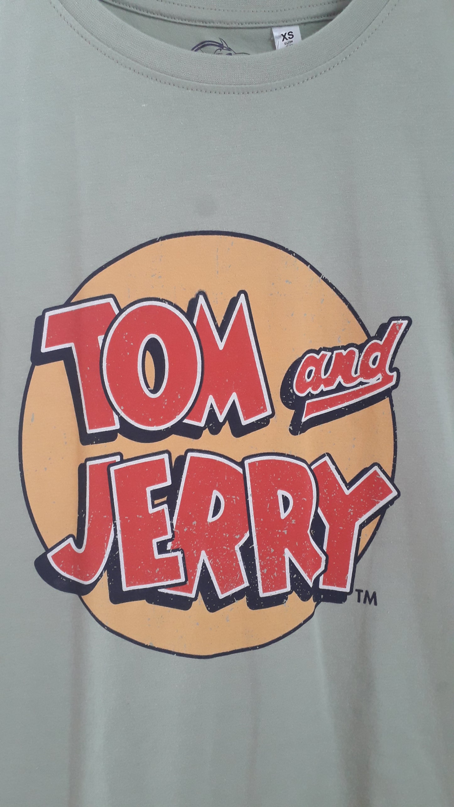 T shirt pistache - Tom & Jerry - 34