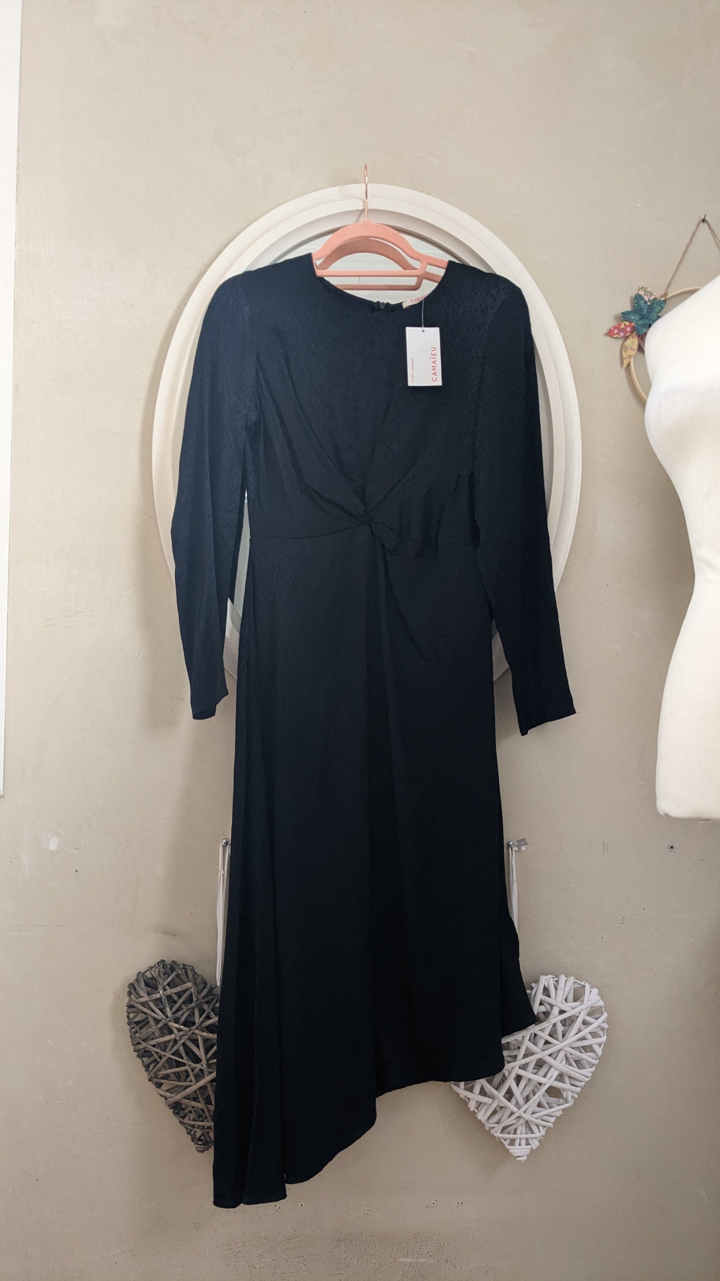 Neuve robe longue asymétrique - Camaïeu - 36