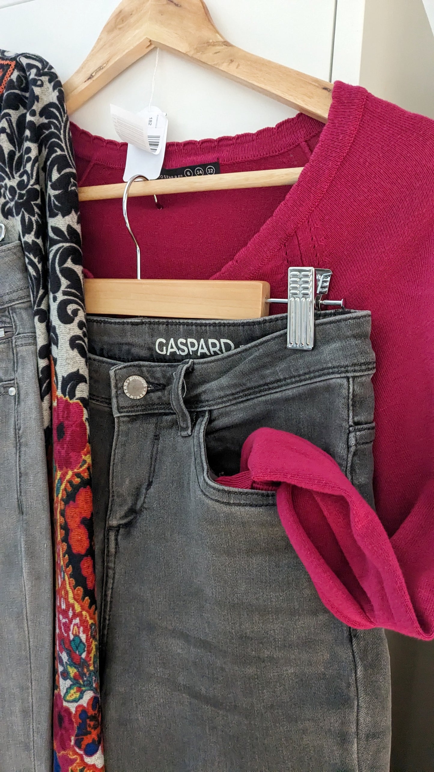 Jeans gris - Promod - 34